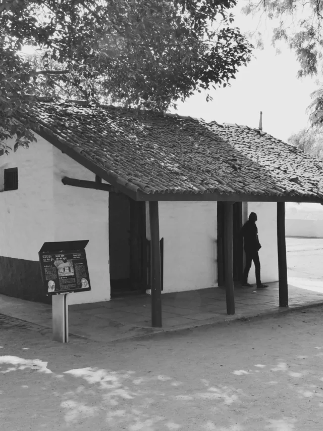 Gandhi's first ashram in india Hindi